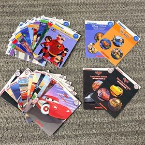 Scholastic Disney learning Cars & Other Characters Phonics books Set of 24